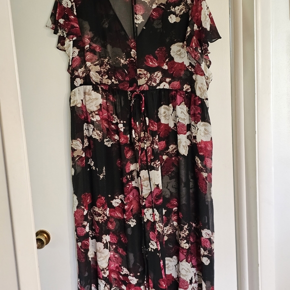Kate & Mallory sheer floral long length cover up - Picture 5 of 6
